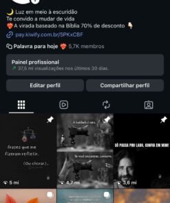 Conta instagram impecável, 397k de seguidores totalmente orgânicos.