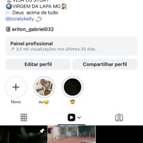 Conta 3.224 seguidores