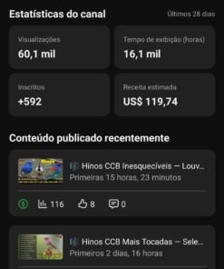 VENDO CANAL 9.639 INSCRITOS MONETIZADO COM SALDO 830 REAIS