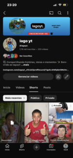 Canal do YouTube 7,77 mil inscritos • 223 vídeos - Imagem 2