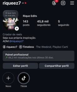 CONTA INSTAGRAM 45K DE SEGUIDORES