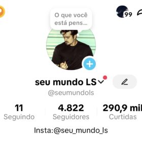 Conta do TikTok com mais de 4K, com ótimos desempenho