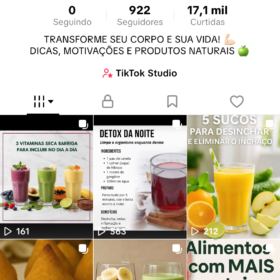 Tik tok 925 Seguidores