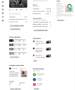 CANAL MUITO BOM MONETIZADO 2500 INSCRITOS! rpm 7 dólares por cada mil visualizações, Canal que dar pra fica tira uma boa Renda do Youtube