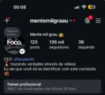 Conta de motivação com pontencial gigantesco 136 mil seguidores