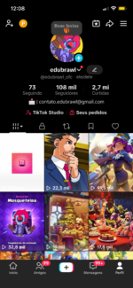 Canal YouTube 118k inscritos | Monetizado | Gamer (EduBrawl)