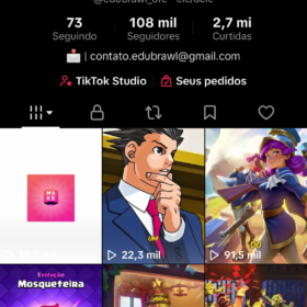 Canal YouTube 118k inscritos | Monetizado | Gamer (EduBrawl)