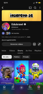 Canal YouTube 118k inscritos | Monetizado | Gamer (EduBrawl) - Imagem 3
