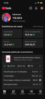 Canal YouTube 118k inscritos | Monetizado | Gamer (EduBrawl) - Imagem 4