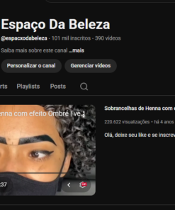 CANAL YOUTUBE DE 100K A VENDA