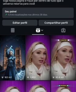Conta Instagram 17K - 95% Seguidores Brasileiros - Com restrições