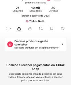 Conta Tiktok 10k de Seguidores