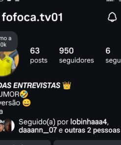 Conta Instagram com quase 1k