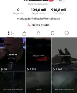 Vendo perfil com mais de 100K de motivação e reflexão em frases com Shopee