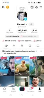 Conta TikTok 100K Seguidores Engajados + TikTok Shop Liberado