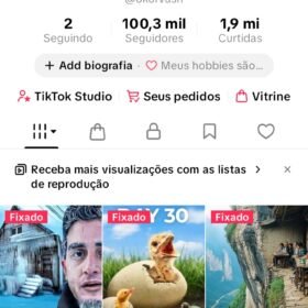 Conta TikTok 100K Seguidores Engajados + TikTok Shop Liberado