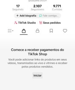 Conta tik tok shop 2107 Seguidores