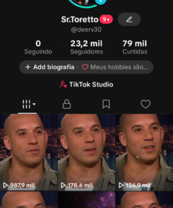 Conta TikTok BR 23 Mil Seguidores Monetizada & Sem Shop - sem doc