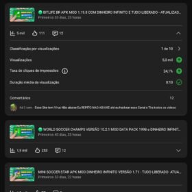 Canal Six1 811 inscritos • 26 vídeos