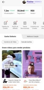 KWAI 68.3K Seguidores | 39 Seguindo | 671.1K Curtidas - perfil casal - Imagem 3