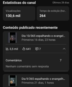 Canal Dark à Venda The True King na promoção com 2.7 inscritos até o dia (10 de Dezembro)