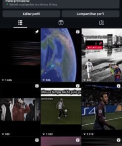 🏷️ Conta Instagram 1250 Seguidores | Nicho Edits de Futebol (Neymar)