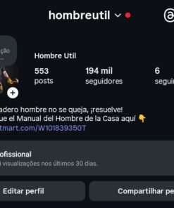 Perfil do Instagram (194k de seguidores) - conconsertos, dicas de manutenção e truques úteis para casa.