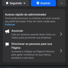 Página do Facebook com 62 mil seguidores monetizada - Fofocow Celebridades