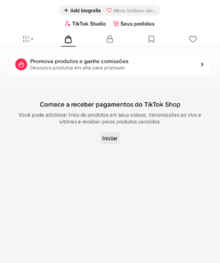 TIKTOK SHOP ATIVO +6k seguidores DISPONÍVEL ✅