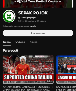 Canal monetizado 20,3 mil inscritos