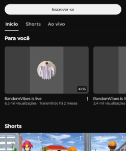 Canal monetizado 8,62 mil inscritos