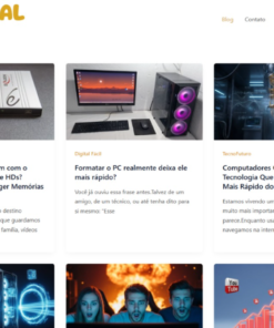 Site pronto pra Monetizar com 50 artigos e 80 baclinks apontados