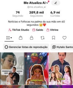 🔥 CONTA TIKTOK TOTALMENTE PRONTA PRA USO E ESCALA 🔥 **MONETIZADO** 231 MIL seguidores