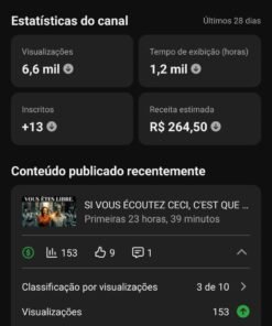 Canal de espiritualidade em francês • 3,8 mil inscritos