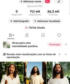 CONTA TIKTOK MONETIZADA (ESTADOS UNIDOS) 12.200 MIL SEGUIDORES