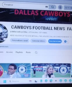 CANAL DE FUTEBOL AMERICANO DO DALLAS CA5BOYS EM INGLES 473 inscritos