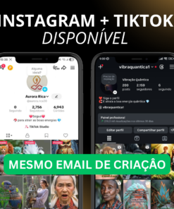 Instagram 2K + Tiktok 2K Disponíveis