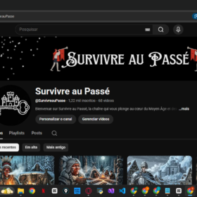 Canal Dark Monetizado com 1200 Inscritos