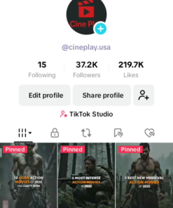 TikTok Gringo Monetizado +37k Seguidores