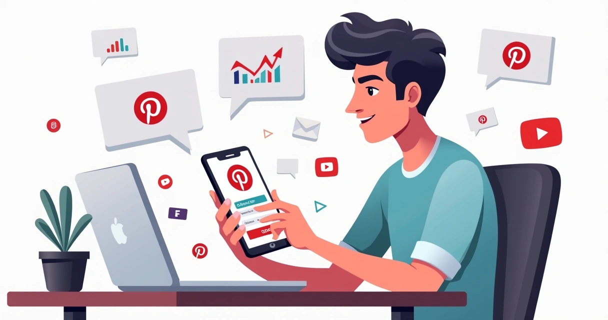 Como Fazer Conta no Pinterest