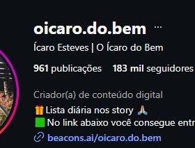 Vendo Instagram 185k Engajado