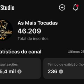 CANAL GRANDE 46. 209 MIL INSCRITOS (SEM RESTRIÇÕES)