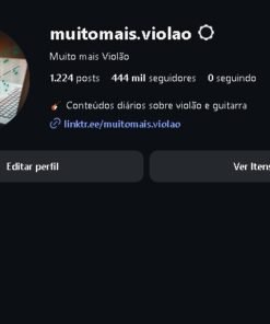 Maior perfil do nicho de violão no Brasil +400.000 seguidores
