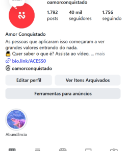 Conta Instagram Com Threads Disponível 40K+ De Seguidores - LEIA A DESCRIÇÃO