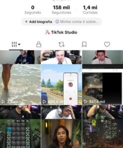 🔥 CONTA TIKTOK TOTALMENTE PRONTA PRA USO E ESCALA 🔥 158 mil Seguidores