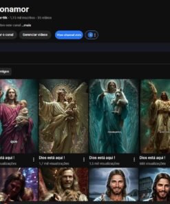 CANAL com 1,100 inscritos NICHO RELIGIOSO - SEM NENHUMA RESTRIÇÃO