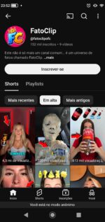 CANAL DARK 152K INSCRITOS | MUITO ENGAJADO | PLACA 100K