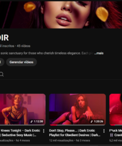 Canal do Youtube Monetizado - Playlist + 18 - 3k inscritos