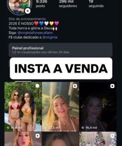 INSTA A VENDA com 396 mil Seguidores
