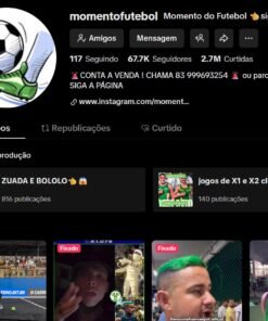 PROMOÇÃO Conta Futebol tiktok , cresce rapido 67,7k de seguidores TIKTOK SHOP ATIVO